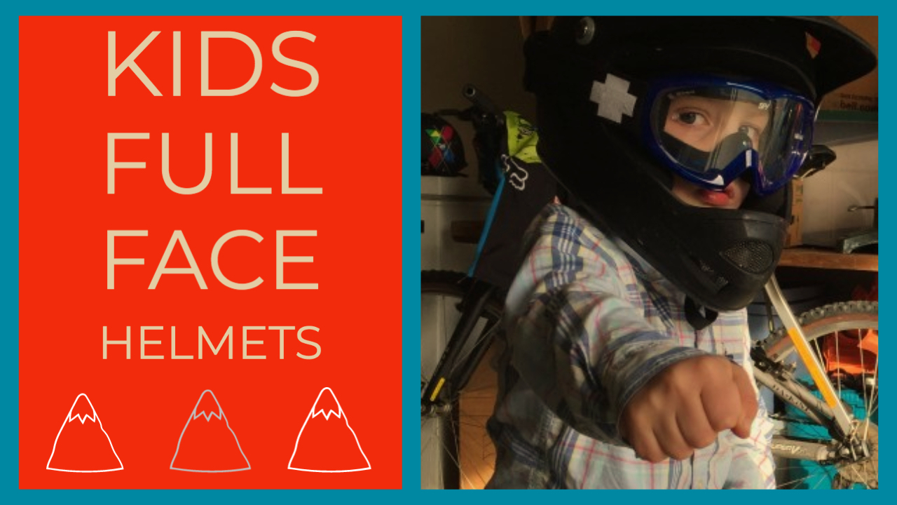 kids full face cycle helmet