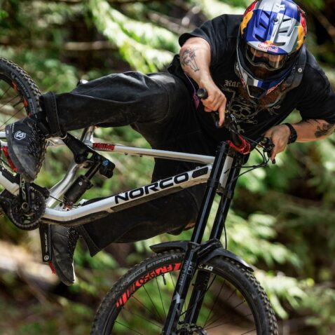 Brage Vestavik riding the Norco Torrent DH